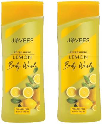 JOVEES Refreshing Lemon Body Wash, Pack of 2