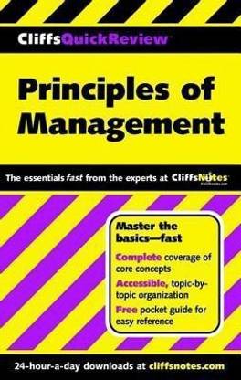 CliffsQuickReview Principles of Management