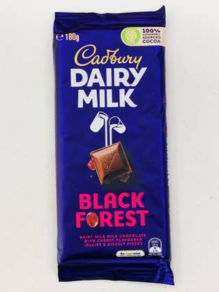 Cadbury Dairy Milk Black Forest chocolate Bar 180 g Bars