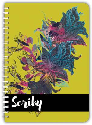 scriby A5 Wire-o A5 Notebook Unruled 252 Pages
