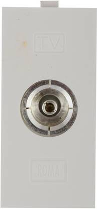 Anchor By Panasonic ROMA TV SOCKET 21157 SINGLE OUTLET 6 A Single Pin Socket