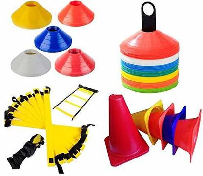 saipro Agility Training Fitness Set (Pack Of 20) Football & Fitness Kit