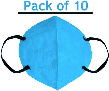 PRETVO 1-18-1-35 EC 1-18-1-35 n95 sku blue healthily mask combo pack of 10 washable mask , face mask , half face mask , reusable mask for men women and kids combo-10 Water Resistant, Reusable, Washable