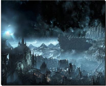SKY DOT dark souls iii irithyll video games Non Slip Base Mousepad