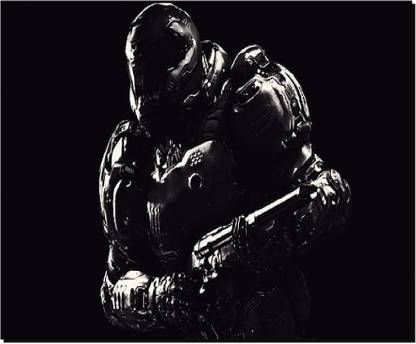 SKY DOT doom game video games doom 2016 Mousepad