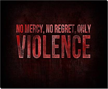 SKY DOT blood quotes red text Non Slip Base Mousepad