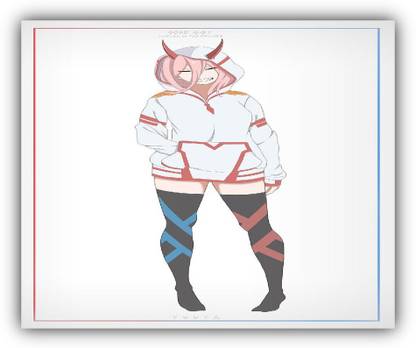 SKY DOT darling in the franxx anime girls zero two darling in the franxx Non Slip Base Mousepad