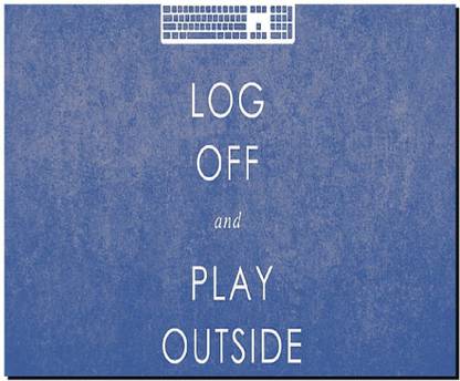 SKY DOT digital art minimalism blue background quote Mousepad