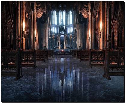 SKY DOT dark souls dark souls iii video games cathedral Non Slip Base Mousepad