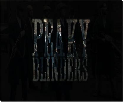 SKY DOT cillian murphy peaky blinders thomas shelby typography Non Slip Base Mousepad