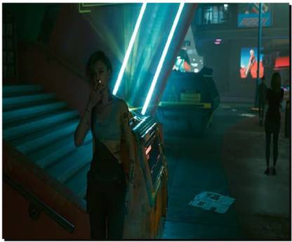 SKY DOT cyberpunk 2077 judy alvarez game characters Non Slip Base Mousepad