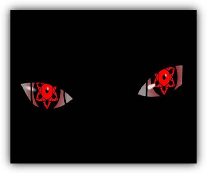 SKY DOT anime sharingan eternal mangekyou sharingan eyes Non Slip Base Mousepad