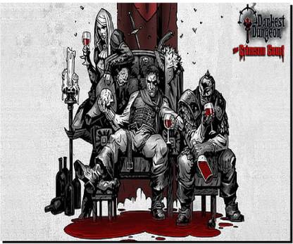 SKY DOT darkest dungeon video games darkest dungeon the crimson court dlc Non Slip Base Mousepad