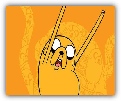 SKY DOT adventure time cartoon jake the dog Non Slip Base Mousepad