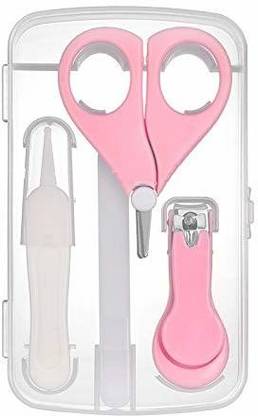 Honey Boo Nail Clipper Safety Cutter Toddler Infant Scissor Manicure Pedicure Care kit (Set of 4)