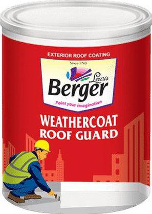 Berger Weather Coat Roof Guard Waterproofing Paint Acylic Primer(4L) Acrylic Primer