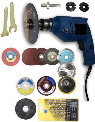 Digital Craft Heavy Duty Hot Arrival Drill Machine, Grinder Machine, Polisher Machine, Sander Machine, Complete Polishing & Drilling & Grinding Accesories. Pistol Grip Drill (10 mm Chuck Size) Pistol Grip Drill
