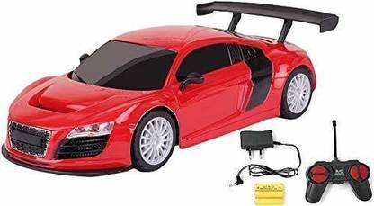 PARTISH Chargeable Racing Sports High Speed Remote Control Car for Kids (Red With Wing)