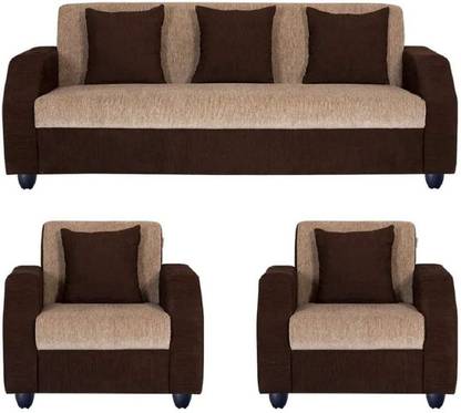 gnanitha Fabric 3 + 1 + 1 Sofa Set