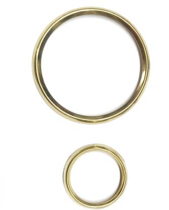 e-generix Brass Meter Ring 2pcs Analog Speedometer