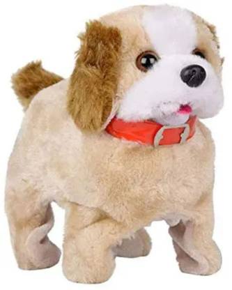 LIBRA Battery Operated Dog Fantastic Jumping Walking Barking & Jumping Puppy That Flips Over Toy  - 27.94 cm