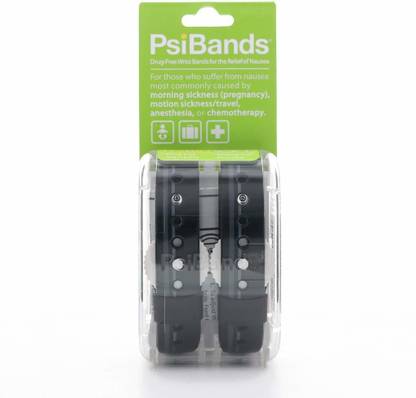 PSI Acupressure Anti Nausea Wrist Band - Travel/Sea Sickness/Motion/Morning Sickness Wrist Support