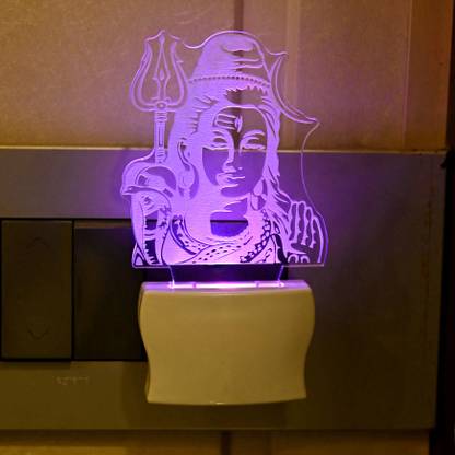 AFAST 3D Illusion Lord Shiva LED Night Lamp Night Lamp