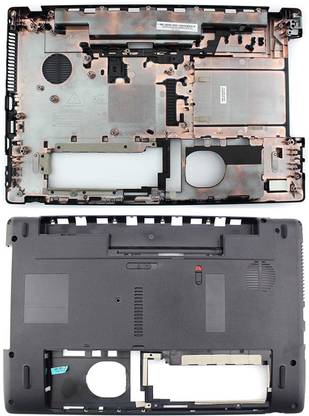 Tulsi 5733 Replacement Palmrest Touchpad Laptop Upper & Bottom Base | Lower Case Combo for Acer Aspire 5733 Acer Aspire 5736, 5736-4076, 5736G, 5736Z, 5736Z-4016, 5736Z-4076, 5736Z-4148, 5736Z-4297, 5736Z-4336, 5736Z-4402, 5736Z-4418, 5736Z-4427, 5736Z-4435, 5736Z-4460, 5736Z-452G25MNCC, 5736Z-452G25MNKK, 5736Z-452G25MNRR, 5736Z-453G25MNKK, 5736Z-453G32MNKK, 5736Z-454G32M, 5736Z-4685, 5736Z-4790, 5736Z-4801, 5736Z-4826 Touchpad