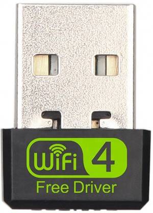 VIBOTON 1200MBPS Mini Wireless Driver Free USB Adapter, 2.4 GHz,WiFi Connector Wifi Dongle for PC,Laptop ( Support - 64/128 bits WEP WPA/WPA2 ) Support - Only Windows USB Adapter