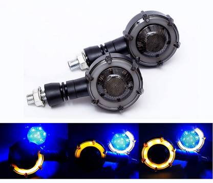 Vagary Front, Rear LED Indicator Light for Royal Enfield, Bajaj, Hero, Honda, Yamaha, TVS Universal For Bike
