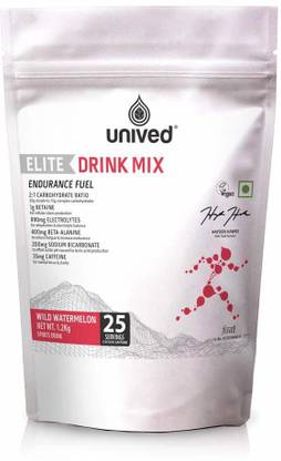 Unived Elite Drink Mix, 2:1 Carbohydrate Ratio,45g Carbs, 1gm Betaine, 890mg Electrolytes