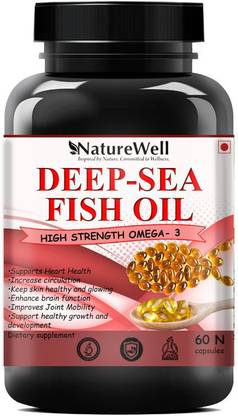 Naturewell Deep Sea Fish Oil 2500mg (Omega 3 Fish Oil)(60N Red)Pro