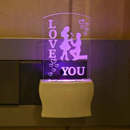 AFAST 3D Illusion Loveable Gifting LED Night Lamp Night Lamp