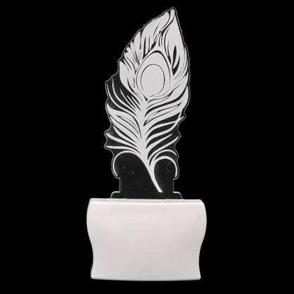 1st Time Beautiful Peacock Feather 3D Illusion LED Night Lamp_KG5 Night Lamp