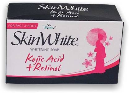 SkinWhite whitening soap with kojic acid and retinol