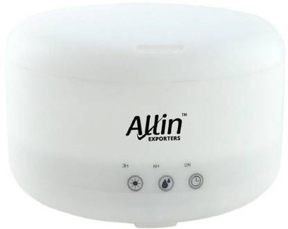 Allin Exporters Essential Oil Diffuser Cool Mist Ultrasonic Humidifier with 3D Effect Night Light Aromatherapy Diffuser with 7 Color Changing LEDs Waterless Auto-off for Home, Yoga, Office, Baby Room and Night Sleep Diffuser 1000-Ml Diffuser