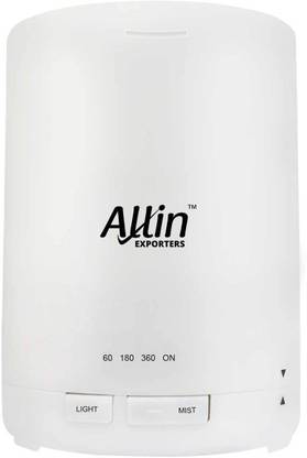 Allin Exporters Ultrasonic Diffuser and Humidifier 2 in 1 - Perfect for Office Diffuser Aroma Diffuser LED Ultrasonic Humidifier