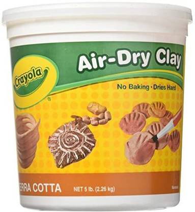 CRAYOLA Air Dry Clay, 5-lb. Bucket - Terra Cotta, Multi