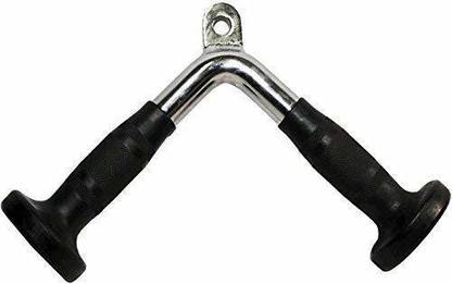 Artic Height Triceps' V Bar Gym Machines Handle | V Bar Cross Handle Multi-training Bar (Silver Multi-training Bar