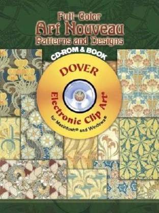 Full-Color Art Nouveau Patterns and Designs