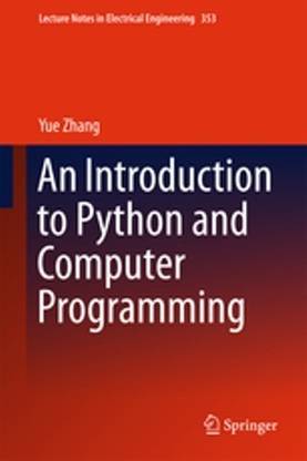 An Introduction to Python and Computer Programming