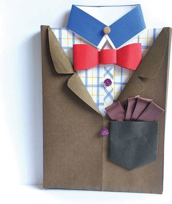 Chandrans Creation Handmade Birthday Card for Dad | Congratulations| Welcome Greeting Card
