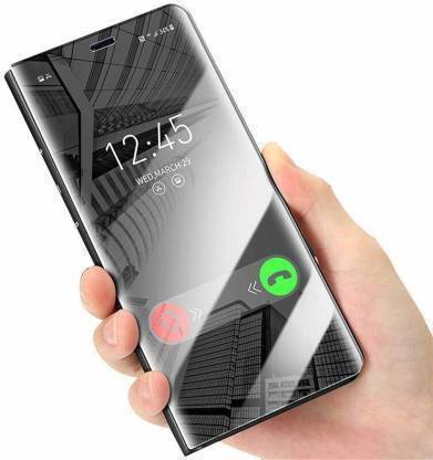 Creativo Flip Cover for OnePlus Nord 2 5G Mirror s-View Stand (Sensor Flip Cover is not Working)