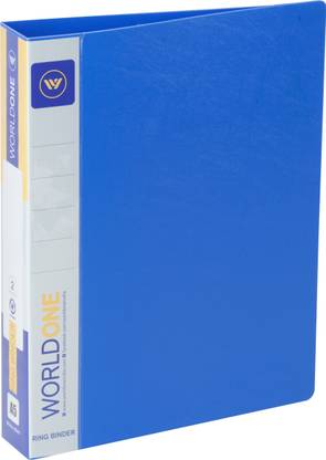 World One Polypropylene A5 Size Ring Binder