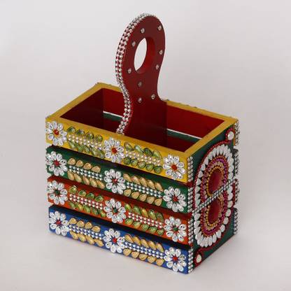 SMART BUTTON Empty Cutlery Holder Case