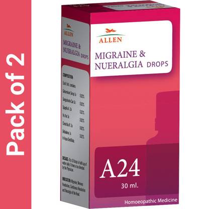 ALLEN A24 Migraine & Nueralgia Drops