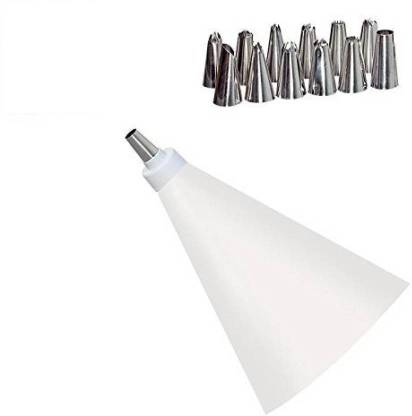 H D Enterprise Frosting Icing Piping Bag Tips with steel nozzles Full Cake Maker Cake Maker