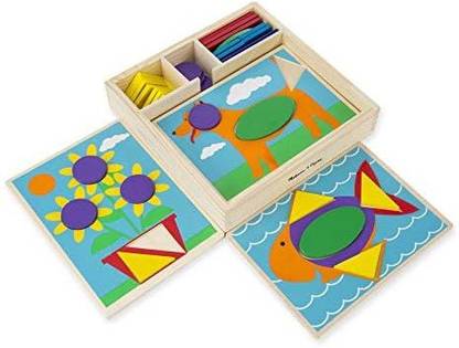 Meliss& Melissa & Doug Beginner Pattern Blocks