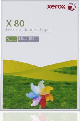 Xerox X80 unruled A4 80 gsm Printer Paper