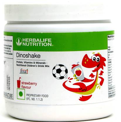 Herbalife Nutrition Dinoshake nutritional children’s drink mix - Strawberry flavour Plant-Based Protein